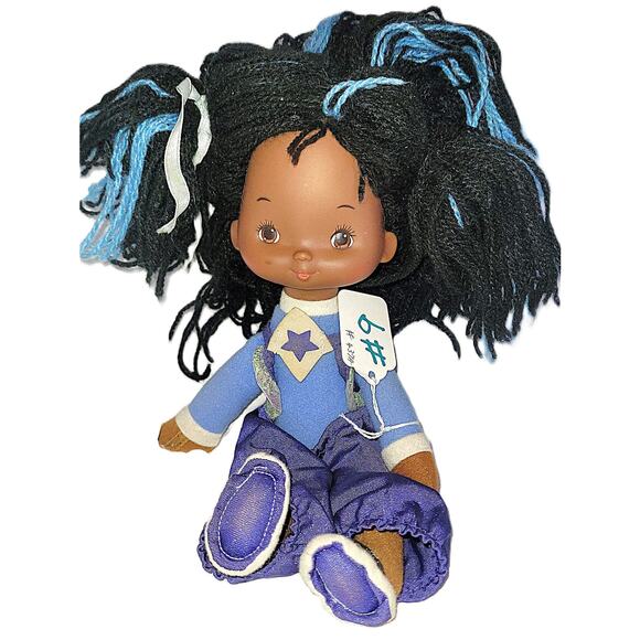 11" Rare 1983 Vintage Rainbow Bright Indigo Doll Stuffy Hallmark Mattel #9 - Picture 1 of 12